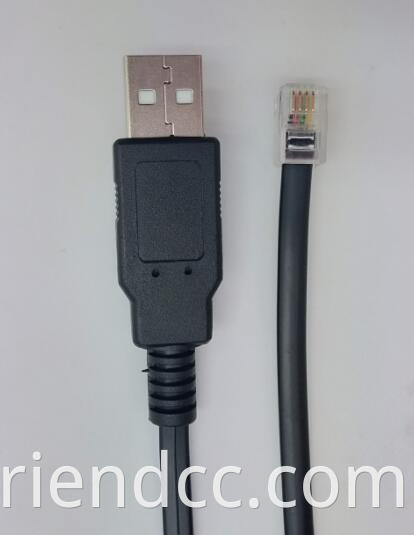 FT232 UART TTL Convertidor USB 2.0 RS232 USBからRJ11ケーブルアダプターとFTDIチップTTLレベルラウンドケーブルとPOSターミナル